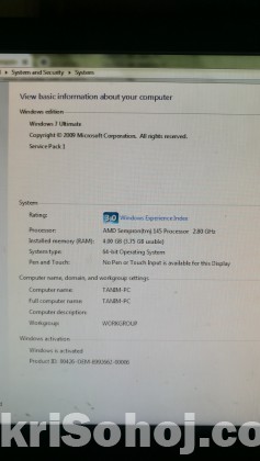 2.8GHz AMD processor desktop